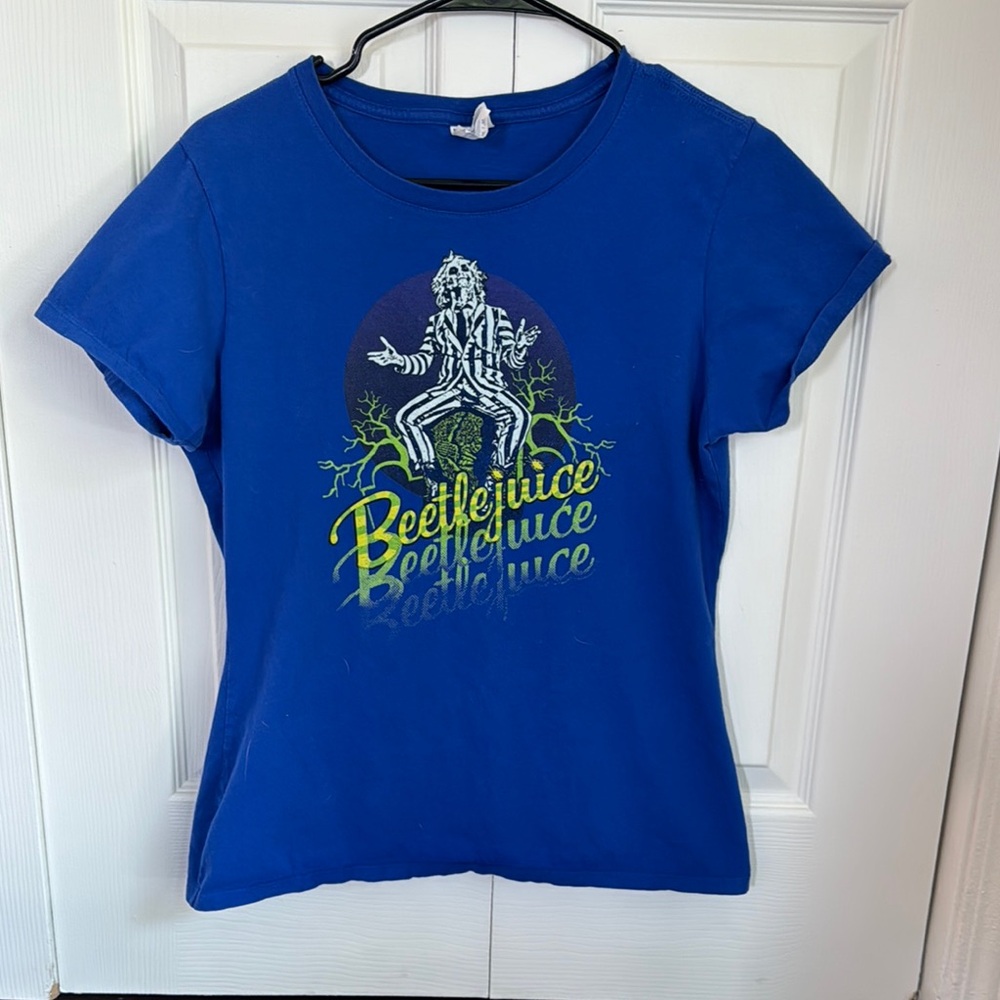 Port and Company Blue Beetlejuice Graphic Tee